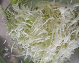 A picture of step 1 of Cabbage pakori.