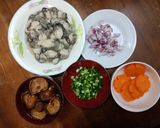 Hình bước làm 1 của món Cháo hàu