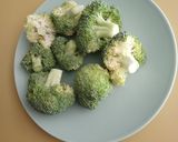 Foto del paso 1 de la receta: Kebab de brócoli en airfryer