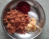 A picture of step 9 of Vangi Bhaat.