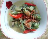 Foto langkah ke 4 dari resep Lodeh lompong kuah susu.