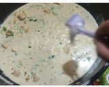 A picture of step 3 of Cheesy Macronies.