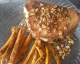 Foto del paso 9 de la receta: Sándwich de queso con espinacas salteadas y "papas"🥪🧀🌿🥪🍟