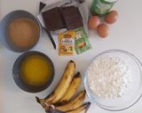 Une image de l'étape 1 de Gâteau choco banane sans gluten 💛🍫🍌.