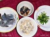 ข้าวต้มกุ้ง+เนื้อหอยลายปรุงรส