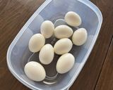 A picture of step 4 of Mayak Eggs.