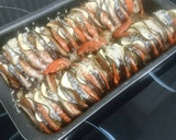 Foto del paso 5 de la receta: Berenjena, calabacín y tomate con parmesano al horno