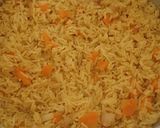 A picture of step 6 of Tumeric rice.