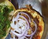 A picture of step 3 of Shami wala bun kabab.