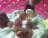 A picture of step 5 of Butterfruit icecream.