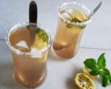 A picture of step 1 of Masala lemonade/ masala shikanji.