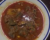 A picture of step 1 of Liver pepper soup🌶🍅.