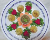 A picture of step 7 of Steamed Veggie Khichu Modak.