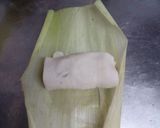 A picture of step 4 of Rice corn pockets.