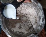 A picture of step 2 of Chocolate pancake.