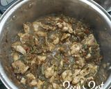 A picture of step 4 of Chicken Fried Black Rice.