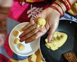 एपल संदेश (apple sandesh reicpe in Hindi) रेसिपी चरण 4 फोटो