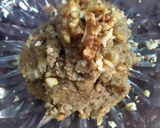 A picture of step 5 of Walnut Halwa.