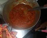 A picture of step 2 of Cheesy pav bhaji.