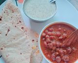 A picture of step 10 of Desi chana gravy masala.
