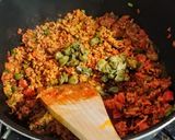 Foto del paso 5 de la receta: LENTEJAS 🍛Con Carne Molida Alcaparrada...!