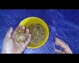A picture of step 2 of Football chicken.