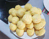 Foto del paso 6 de la receta: Bolas de patata rellenas de bacon y queso