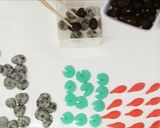 Une image de l'étape 9 de Kingyo (poisson rouge) Kanten; Wagashi.