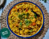 A picture of step 9 of One Pot Sambar Rice In Pressure Cooker (Sambar Sadam).
