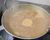 A picture of step 1 of Moong dal jaggery payesh meetha Aloo.