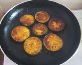 ঘিয়ে বেগুন ভাজা রেসিপির ধাপ 3 ছবি