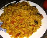 A picture of step 9 of Onion Tomato Maggi.