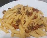 Foto del paso 4 de la receta: Macarrones con chistorra y champiñones