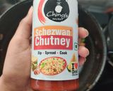 A picture of step 2 of Schezwan idli.
