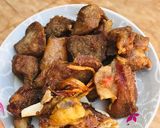A picture of step 3 of Golden Fried Meat.