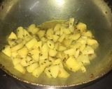 A picture of step 3 of Leftover vegetable Chapati Poha.