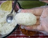 Foto langkah ke 4 dari resep Lemper isi abon.