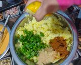 A picture of step 5 of Batakavada (authentic Gujarati taste).
