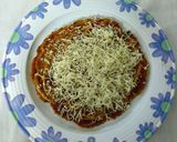 A picture of step 3 of CHEESY Moong dal chilla.