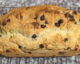 A picture of step 4 of Vegan: Blueberry Beer Bread.