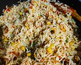 A picture of step 7 of Quick Mexican fried rice.