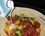 Foto langkah ke 5 dari resep Creamy Menemen Beef (eggless).