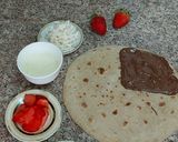 A picture of step 2 of Viral Tortilla wrap in my style.