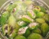 Hình bước làm 3 của món Canh Khổ Qua Mini Nhồi Thịt
