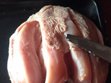 Pollo enmantecado al horno