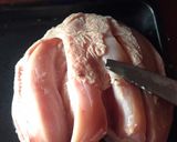 Foto del paso 1 de la receta: Pollo enmantecado al horno