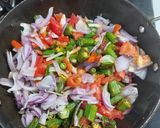 A picture of step 1 of Chatpaty Ladyfingers masala.