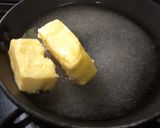 A picture of step 2 of Eggless upside down apple cake.