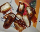 A picture of step 1 of Coconut Khajoor Laddo.
