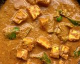A picture of step 5 of Niramish Paneer.